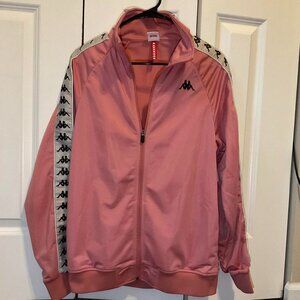 Kappa Men's Pink and Grey Jacket